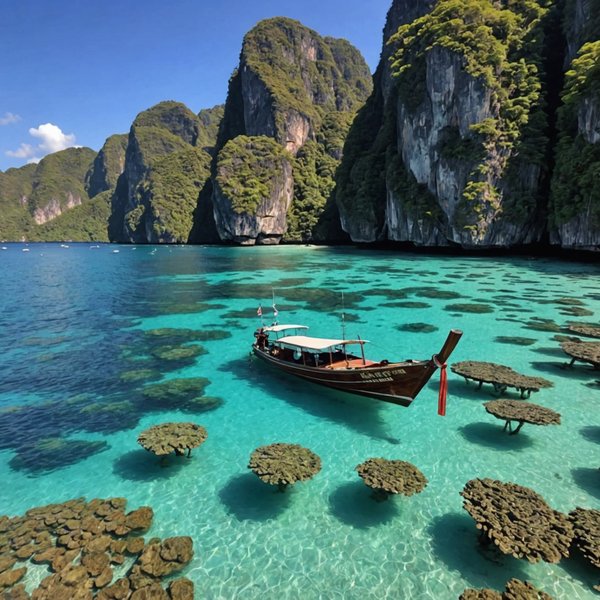 Quels sont les meilleurs spots pour la plongée en apnée dans les îles Phi Phi, Thaïlande?
